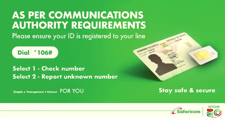 How to Register Safaricom Line