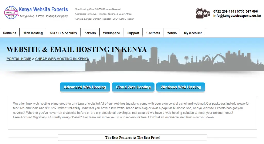 Web Hosting in Kenya