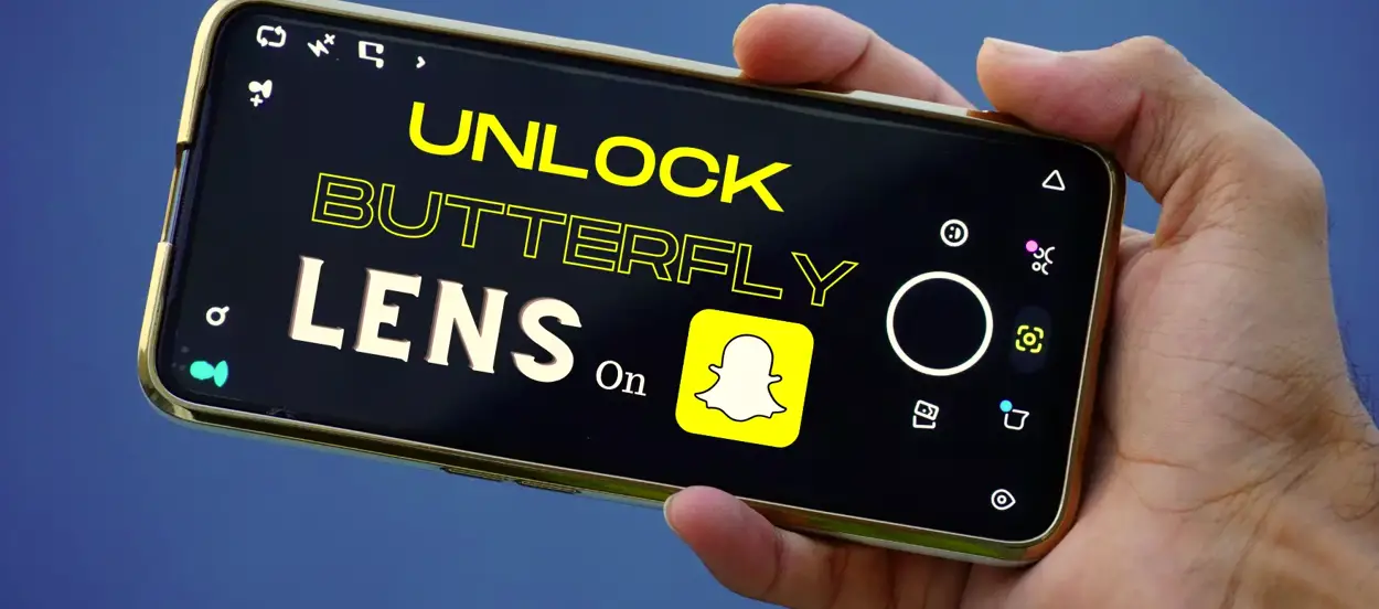 Unlock the Butterflies Lens on Snapchat