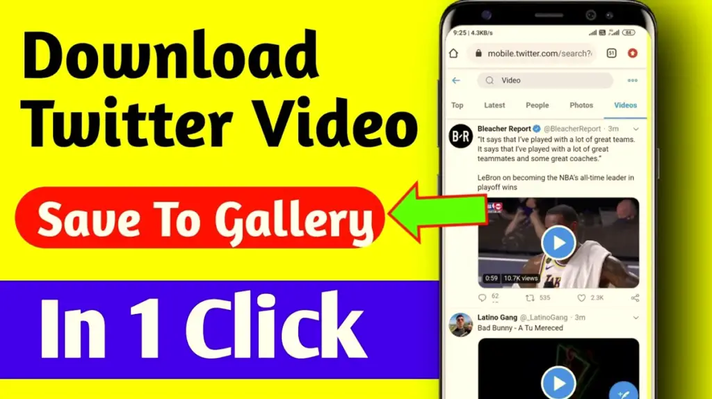 Download Twitter Videos