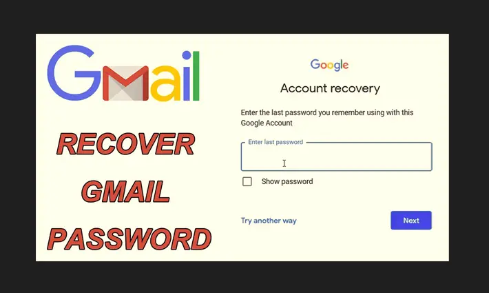 Gmail Password Recovery via SMS